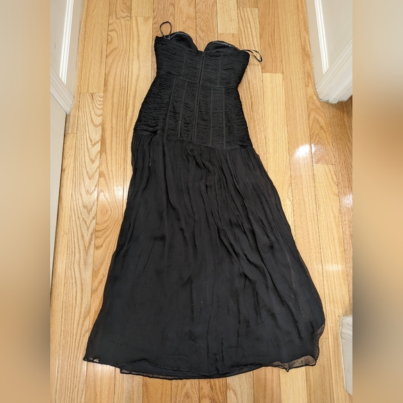 NWOT SHONA JOY ISOLA STRAPLESS RUCHED MIDI DRESS - Picture 11 of 12